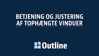 Betjening og justering af Tophængte vinduer [upl. by Meekahs]