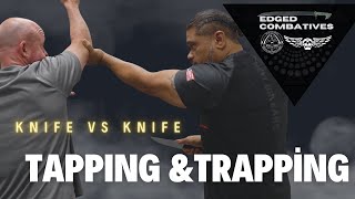 Knife Vs Knife  Tapping and Trapping drills to application [upl. by Ieluuk]