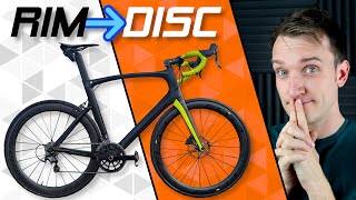 Converting Rim Brake to Disc Brake [upl. by Boone]