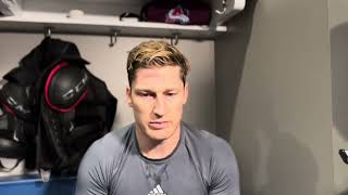 Nathan MacKinnon on what Ross Colton brings to the top line [upl. by Ferdie741]