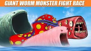 Giant Worm Monster Fights Race  SPORE [upl. by Eli347]