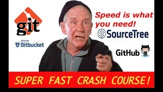 A super fast crash course in Git SourceTree BitBucket and Github  Part 1 [upl. by Eniron924]