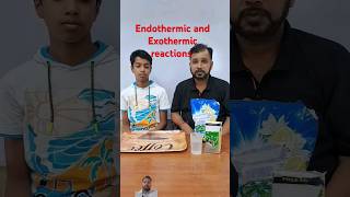 Endothermic and Exothermic reaction scienceexperiment experiment pankajsir [upl. by Lorene]