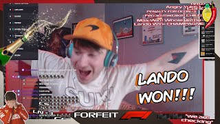 LANDO Norris WINS Miami GP F1 Race LIVE Reaction  Forfeit F1 [upl. by Yoko]