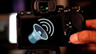 Record Video Silently with Sony A7 IV  Turn off Beep Sound [upl. by Khalil]