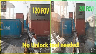 How to Increase your FOV beyond 120 Modern WarfareWarzone [upl. by Toland]