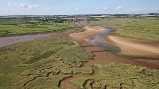 HOLKHAM BEACH  Boudica Land  Norfolk GREAT BRITAIN 4K Drone [upl. by Tila954]