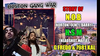 Boston Gang War  G Fredo 7981 Kal amp NOBHM  NortonOlneyBarry amp The Headshot Mafia [upl. by Repip]