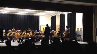 Pastor Concert Band  Concerto for Crash Cymbals featuring Mr Flores  2013 Winter Band Concert [upl. by Dnomsed711]