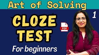 Cloze Test for Beginners  Tricks  SSC CGL 2023  English With Rani Maam [upl. by Aicatsal]