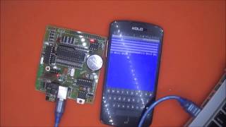 32  How to send  transfer Stringtext Through Bluetooth from atmega16 to mobile  computer [upl. by Nyleek137]