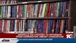 VIDEO Amarillo ISD choosing to withdraw from Harrington Library Consortium [upl. by Marji]