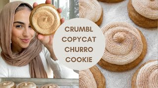 HOW TO MAKE THE BEST CRUMBL COOKIES AT HOME  Churro Flavor [upl. by Drolet]