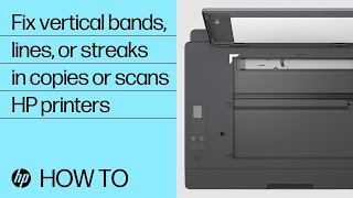 How to fix vertical bands lines or streaks in copies or scans on your HP printer HP Support [upl. by Rebmac227]