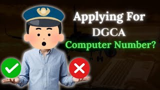 How To Apply For DGCA Computer Number After Class 12th   Step By step Guide [upl. by Ziladnerb]