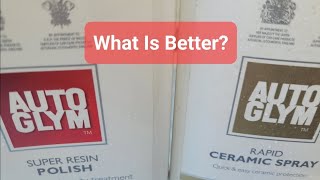 What Is Better Autoglym Super Resin Polish Or Autoglym Rapid Ceramic Spray Lets Find Out [upl. by Marty]