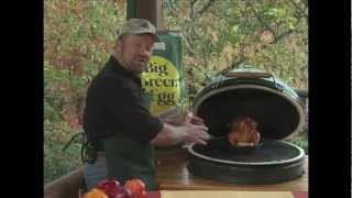 ONeill Outside  Beer Can Chicken on the Big Green Egg [upl. by Anavoj]