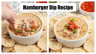 Hamburger Dip Recipe [upl. by Turk]