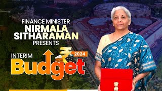 Union Budget 2024 LIVE FM Nirmala Sitharaman presents Interim Budget 2024 [upl. by Nerti]