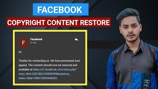 How To Restore Facebook Copyright Removed Content  Facebook Copyright Appeals  Copyright Restore [upl. by Akimert]