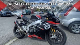 AP Workshops  Aprilia RSV4 1100 Akrapovic Race Map amp Road Test [upl. by Anaic976]