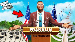 GTA 5  Franklin Become President Of Los Santos GTA 5 [upl. by Hannahoj]