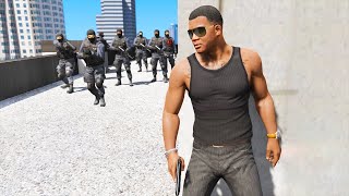 GTA 5 FIB Building Heist Mission GTA V Epic Police Chase [upl. by Nylitak20]