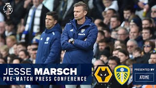 LIVE Jesse Marsch press conference  Wolves v Leeds United  Premier League [upl. by Lateh]