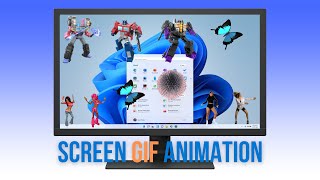 Displaying GIF Animations on Desktop or Over Windows using WPF [upl. by Ahkeber]