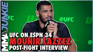 Mounir Lazzez explains reasons for praising Daniel Kinahan in postfight speech  UFC on ESPN 34 [upl. by Rosaline]