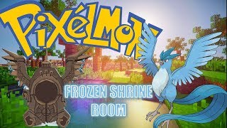 LIVE  PIXELMON BUILDING AN FROZEN SHRINE ROOM FOR ARTICUNO EPIC LEGENDARY [upl. by Morell]