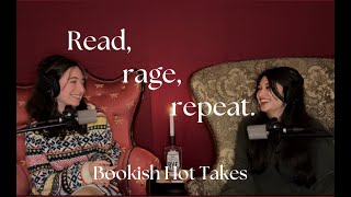 Read Rage Repeat Bookish Hot Takes 🔥  Bookish Podcast [upl. by Hatokad584]