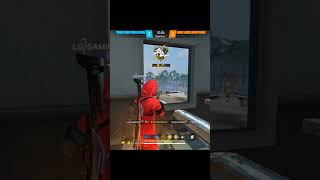 1 Vs 4 SKS Gan All Red Headshot Hack SKS Gan freefire shorts trending [upl. by Elleina]