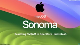 How to reset NVRAM in OpenCore Hackintosh [upl. by Amitarp202]