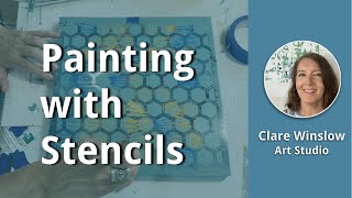 Painting with Stencils [upl. by Neiviv]