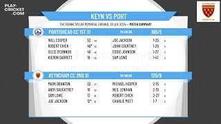 Keynsham CC 2nd XI v Portishead CC 1st XI [upl. by Zendah]