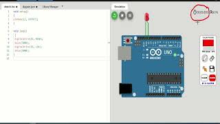 Glow LED using Arduino Microcontroller [upl. by Bruis]