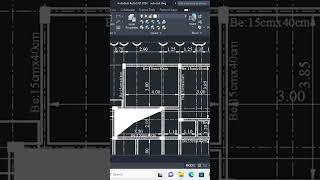 How to Indicate A One way Slab in Autocad autocad AutocourseCivil Engineering [upl. by Drofdarb]