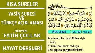 Yasin Suresi  Diyanet Meali Yasin Suresi Arapça Okunuşu [upl. by Moyra]