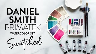 Watercolor Palette Swatching Daniel Smith Primatek Set [upl. by Oirromed]