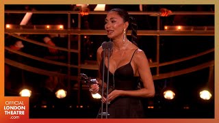 Nicole Scherzinger wins Best Actress in a Musical for Sunset Boulevard  Olivier Awards 2024 [upl. by Trabue]