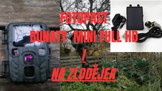 Fotopast BUNATY mini full HD s neviditelný přísvitem Na zvěř nebo zloděje [upl. by Colombi]