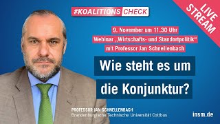 Koalitionscheck  Livetalk zur Wirtschaftspolitik mit Jan Schnellenbach [upl. by Eerrahs143]