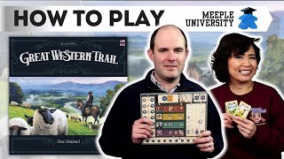 Great Western Trail New Zealand  How to Play with Tips [upl. by Adnorrehs]