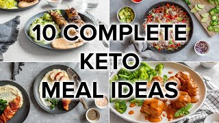 10 Easy Low Carb amp Keto Meal Ideas Side Dish Included [upl. by Naeroled]