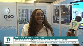 PT II ChannelOne TV Interviews developers and other exhibitors at Meqasa Home and Property Fair 2 [upl. by Aitetel832]