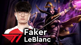 Faker picks LeBlanc [upl. by Deehan455]