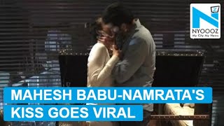 VIRAL PIC Mahesh Babu kisses Namrata Shirodkar [upl. by Nofpets]