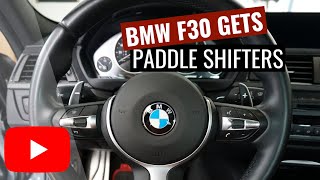 Installing New Paddle Shifters  BMW F30 [upl. by Rhianna843]