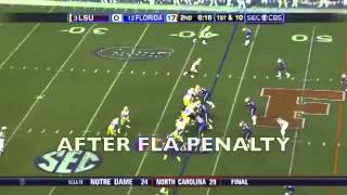 2008 12 Florida Gators vs 3 LSU Tigers [upl. by Aroz]